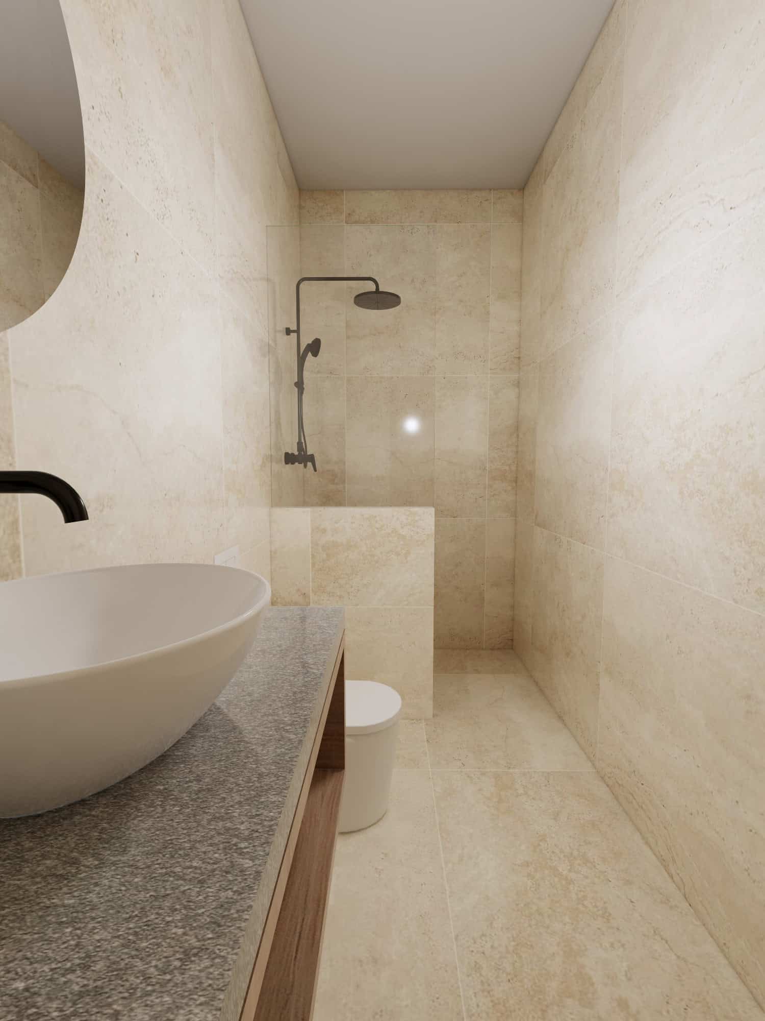 Houses for Sale Cape Verde – 3 Bed Cycas Townhouse at Djadsal Village, Sal - bathroom view