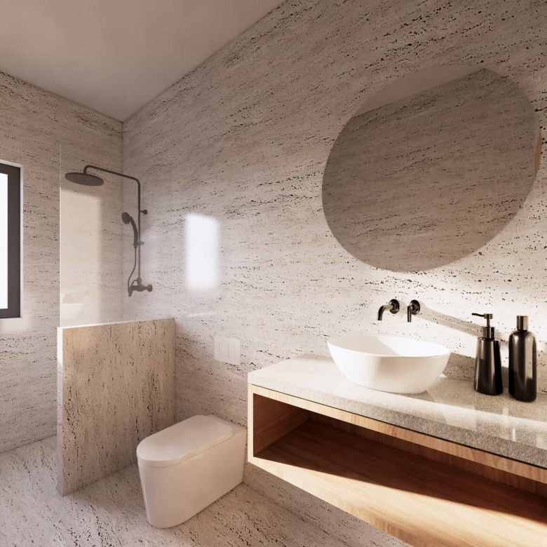 Houses for Sale Cape Verde – 3 Bed Villa Coqueiro at Djadsal Village, Sal - bathroom view