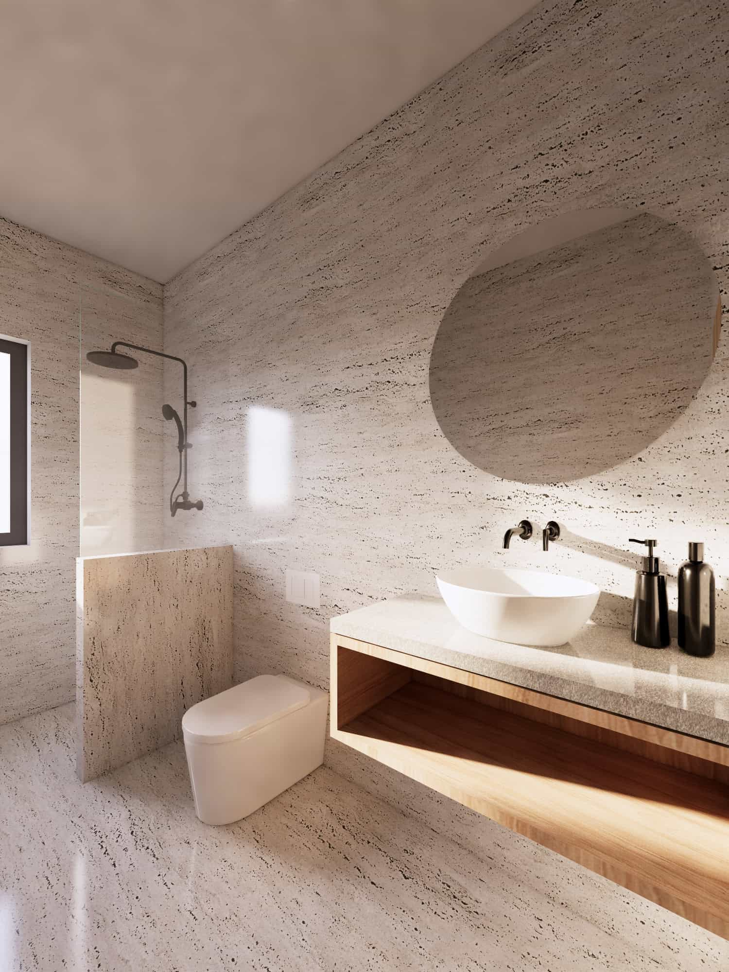 Houses for Sale Cape Verde – 3 Bed Villa Coqueiro at Djadsal Village, Sal - bathroom view