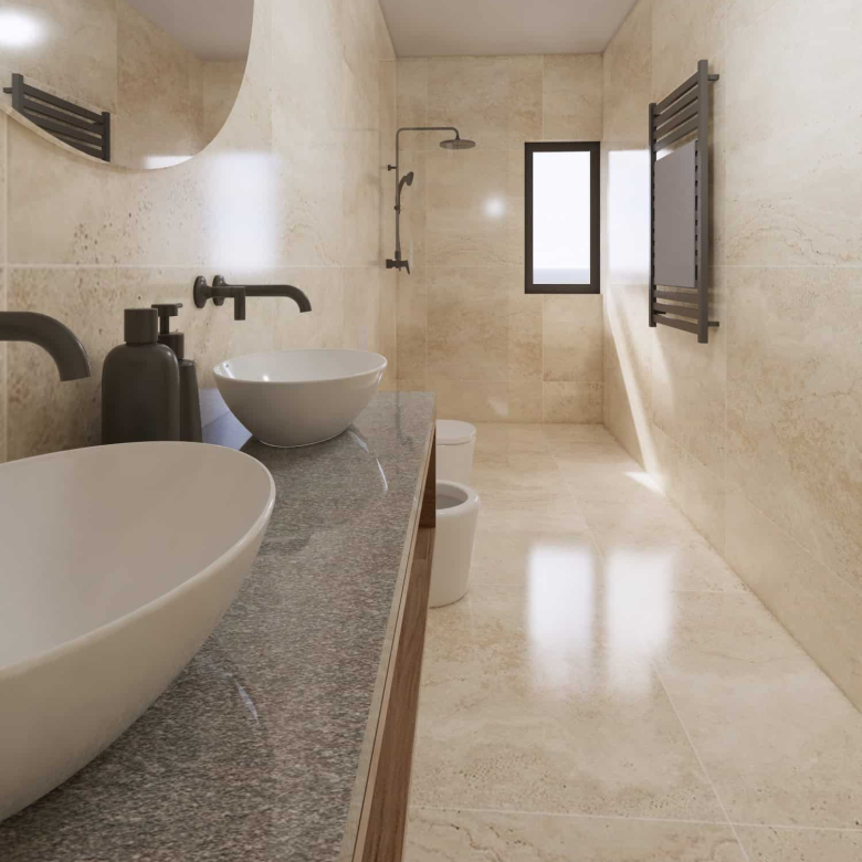 Houses for Sale Cape Verde – 3 Bed Villa Coqueiro at Djadsal Village, Sal - bathroom view