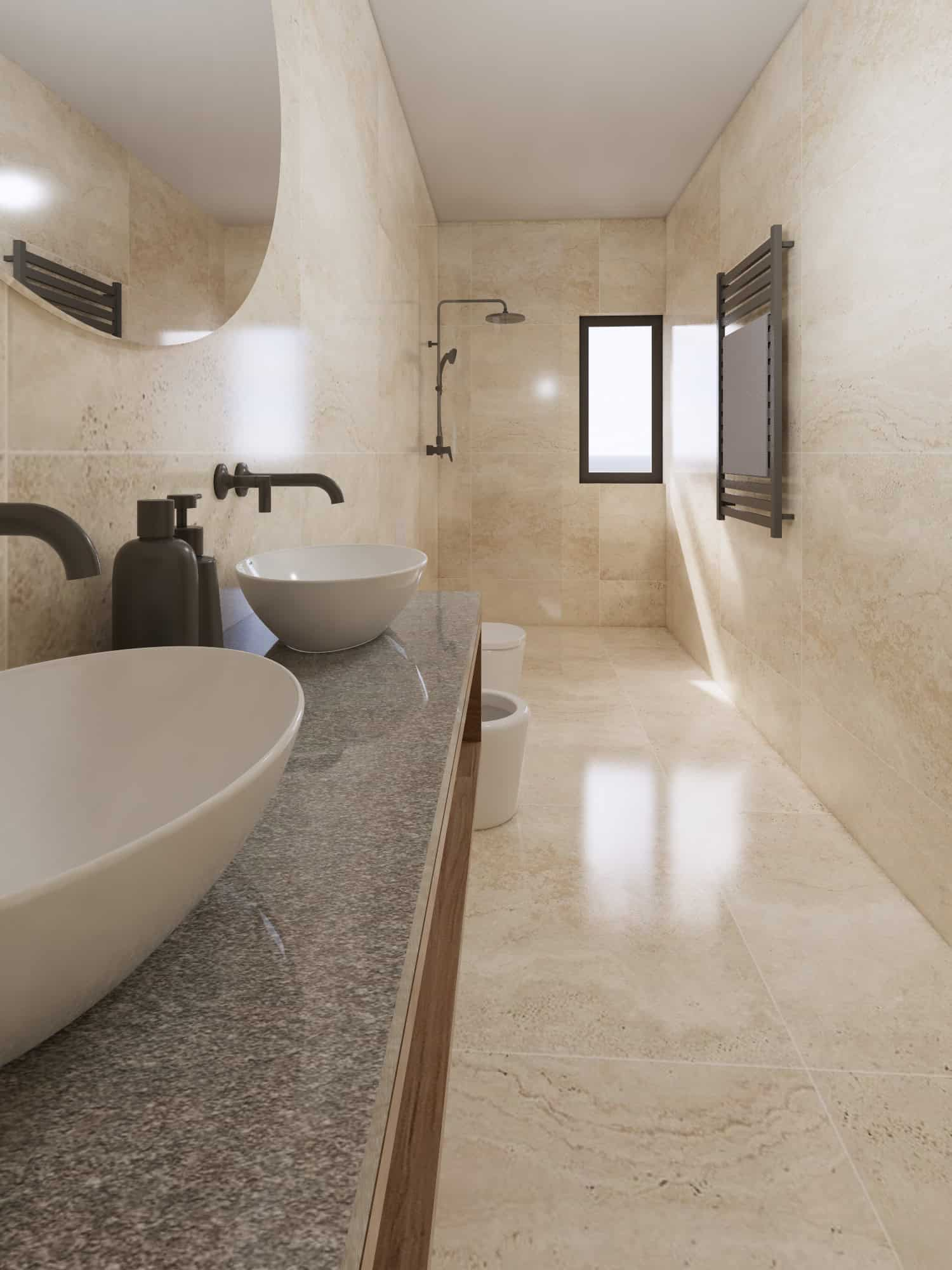 Houses for Sale Cape Verde – 3 Bed Villa Coqueiro at Djadsal Village, Sal - bathroom view