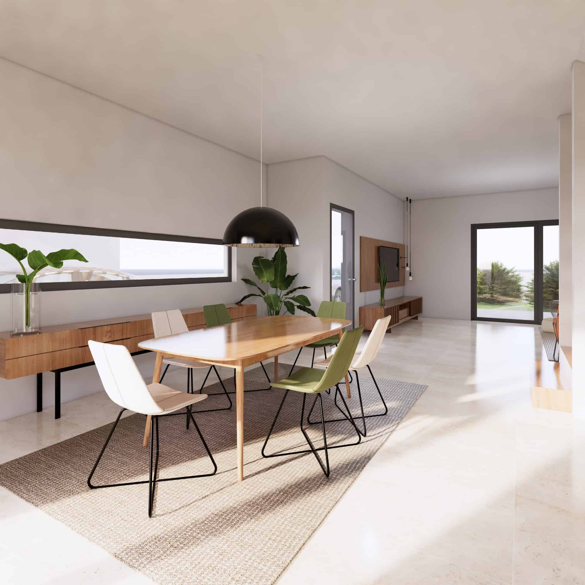 Houses for Sale Cape Verde – 3 Bed Villa Coqueiro at Djadsal Village, Sal - living room view