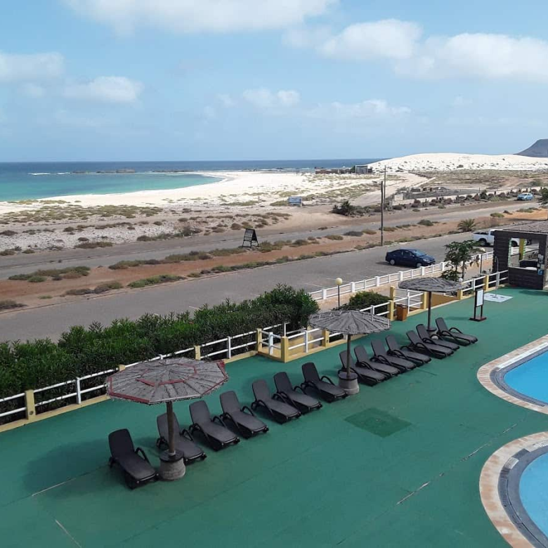 Property for Sale Cape Verde – 2-Bed Apartment with Sea Views at Vila Cabral II, Boa Vista - balcony view
