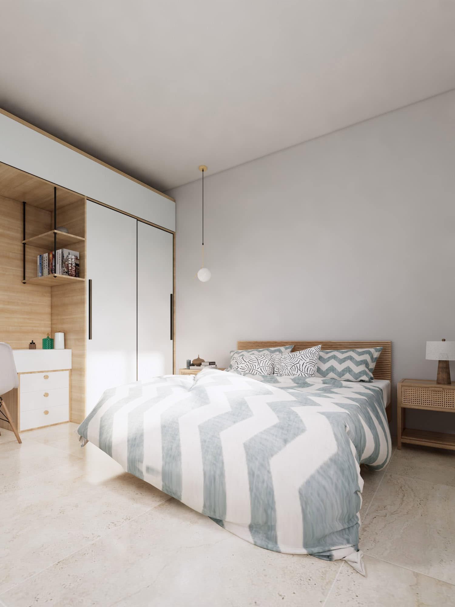 Houses for Sale Cape Verde – 3 Bed Villa Coqueiro at Djadsal Village, Sal - bedroom view