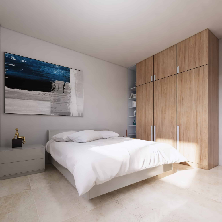 Houses for Sale Cape Verde – 3 Bed Cycas Townhouse at Djadsal Village, Sal - bedroom view