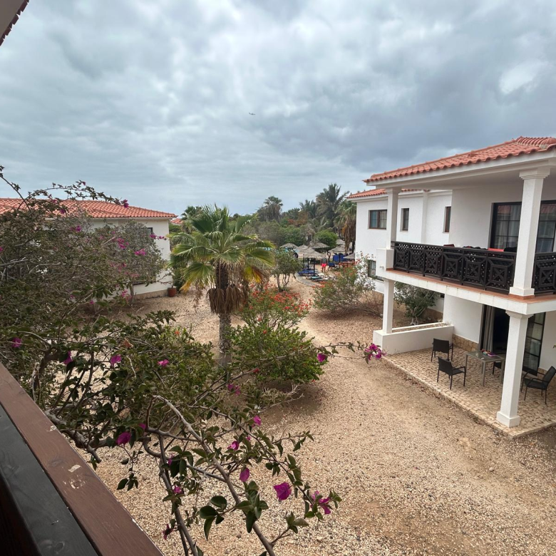Cape Verde Property for Sale - Attractive 2-Bed Apartment at Tortuga Beach Resort, Sal - balcony view