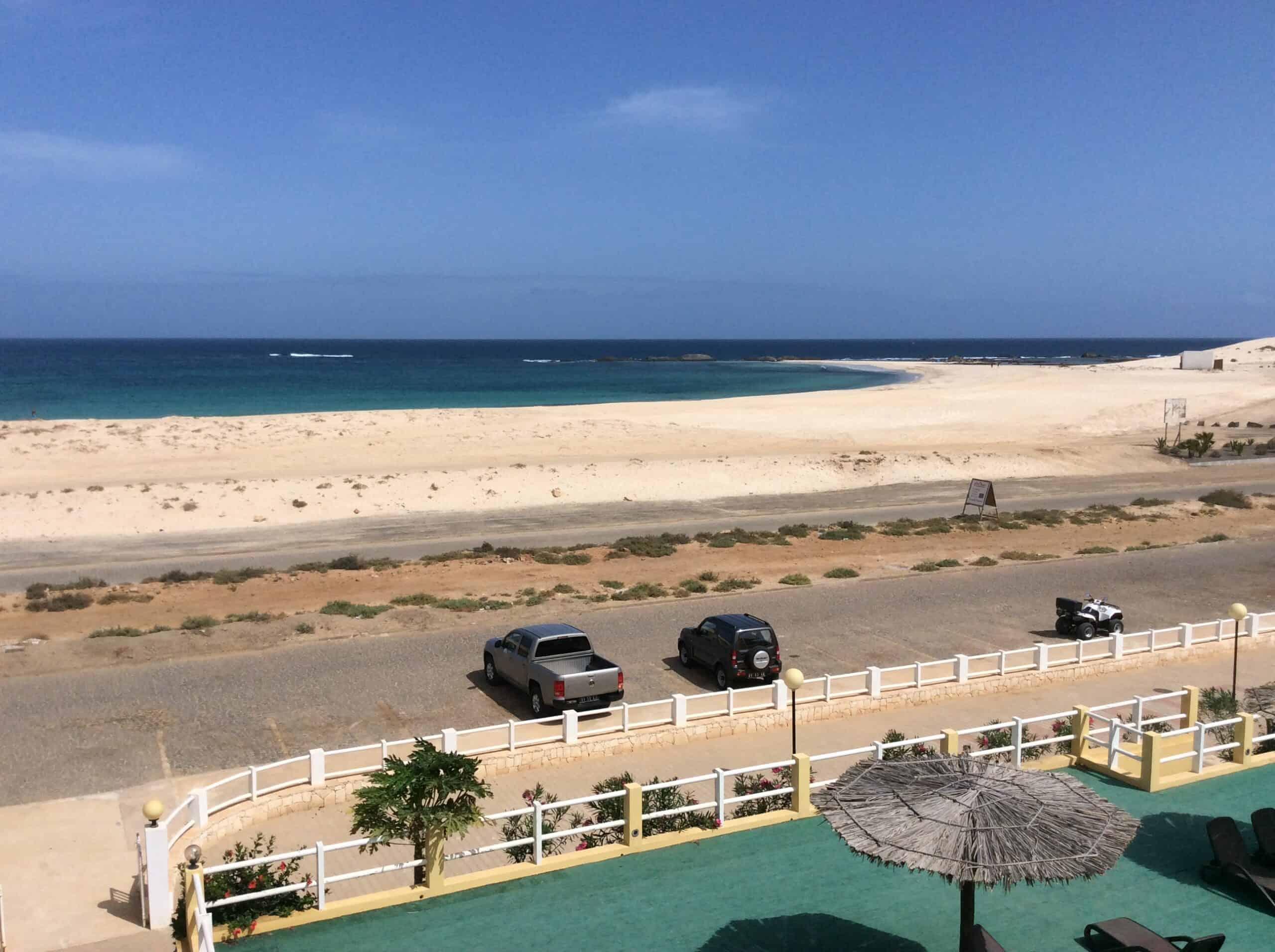 Property for Sale Cape Verde – 2-Bed Apartment with Sea Views at Vila Cabral II, Boa Vista - balcony view