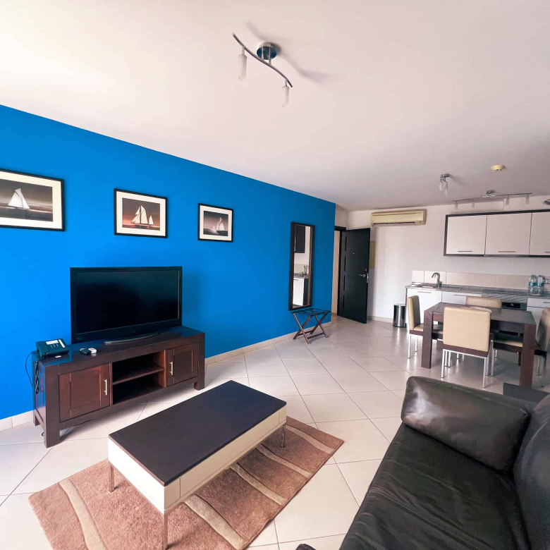 Large 1 Bed Apartment on TUI Suneo Resort – A Prime Cape Verde Property - living room view