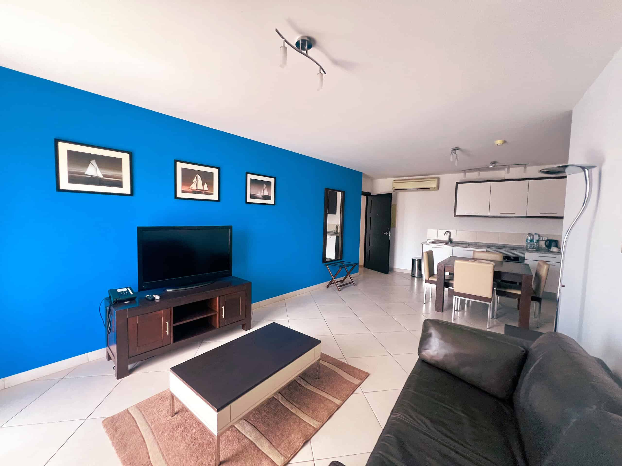 Large 1 Bed Apartment on TUI Suneo Resort – A Prime Cape Verde Property - living room view