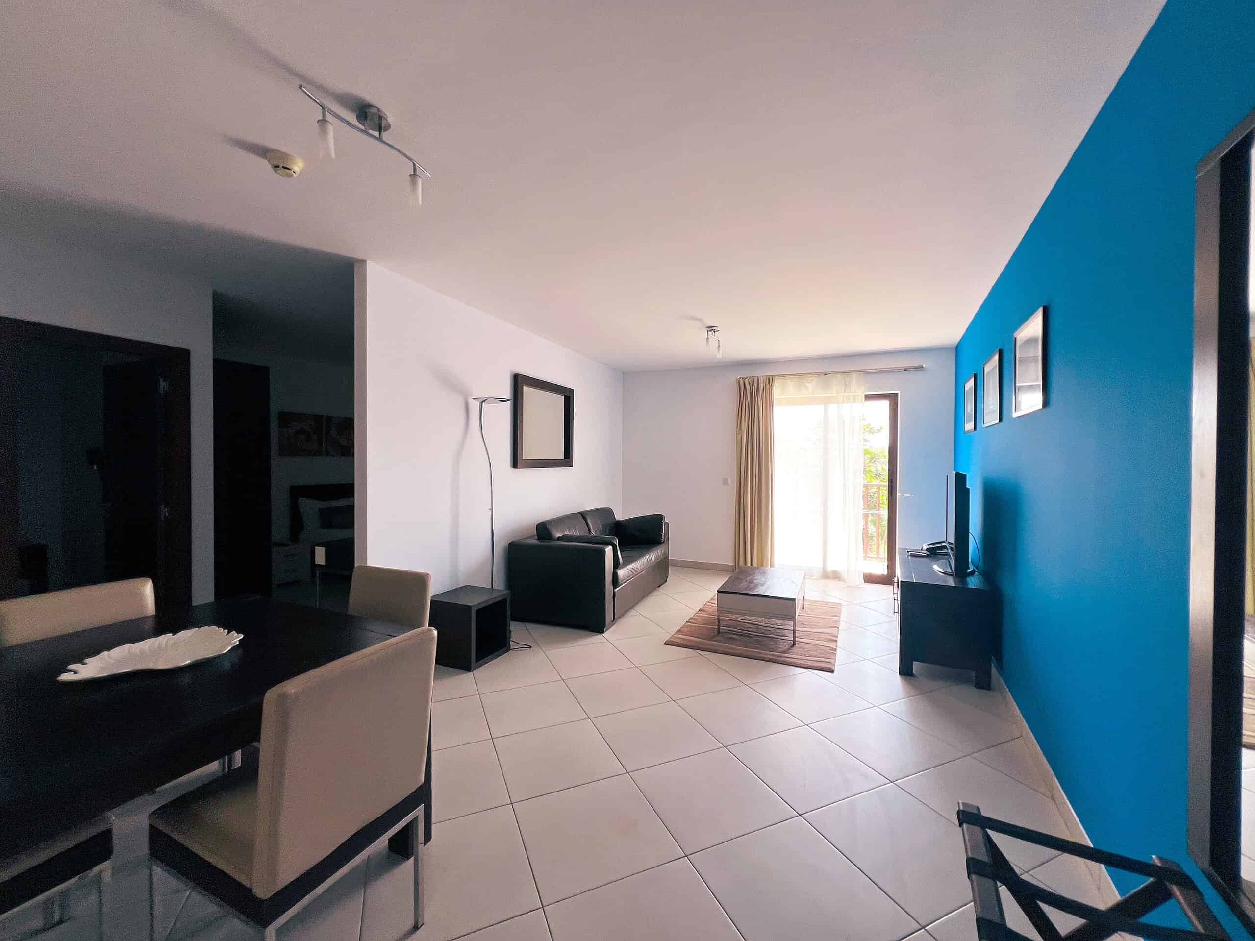 Large 1 Bed Apartment on TUI Suneo Resort – A Prime Cape Verde Property - living room view