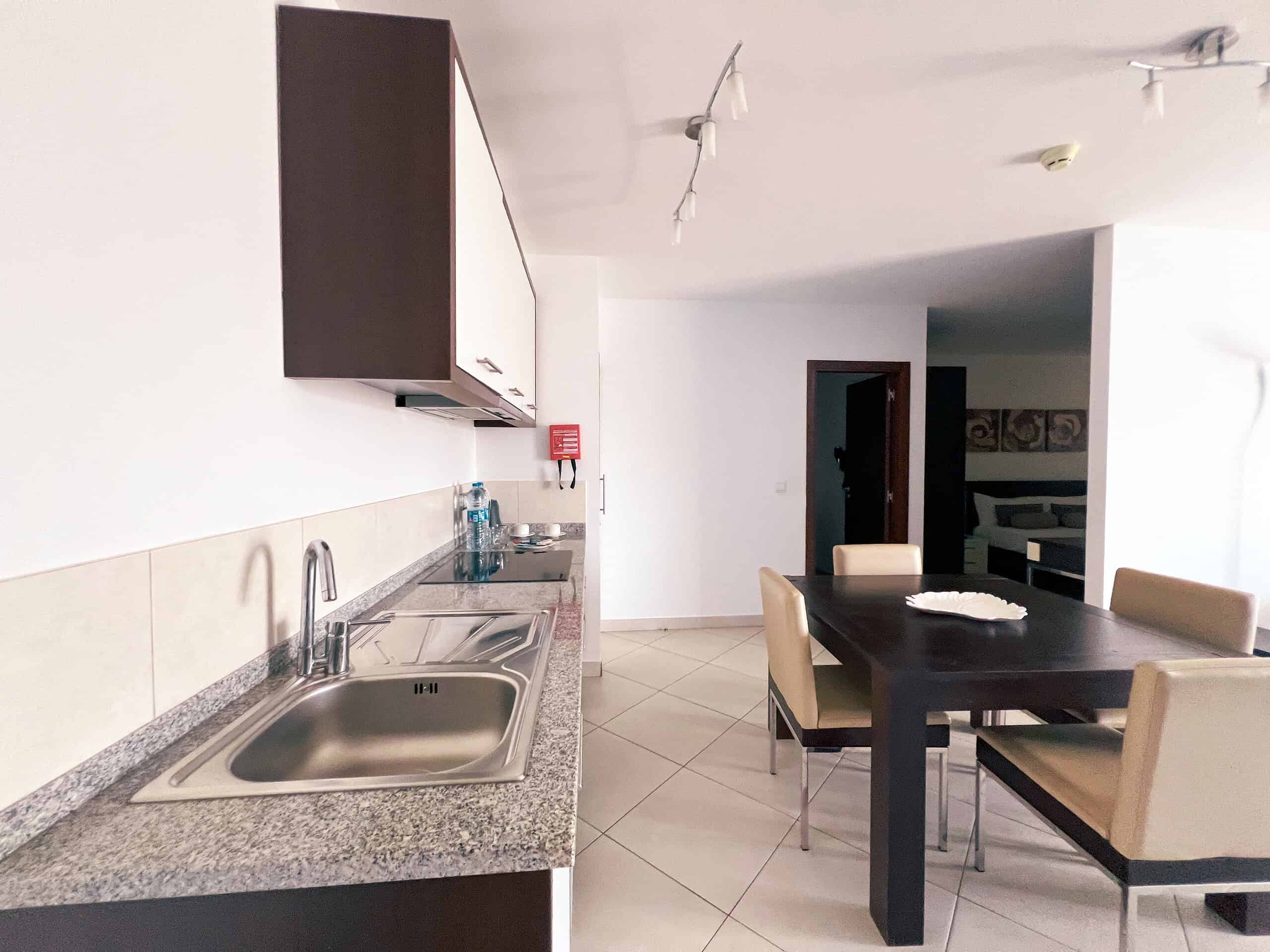 Large 1 Bed Apartment on TUI Suneo Resort – A Prime Cape Verde Property - kitchen view