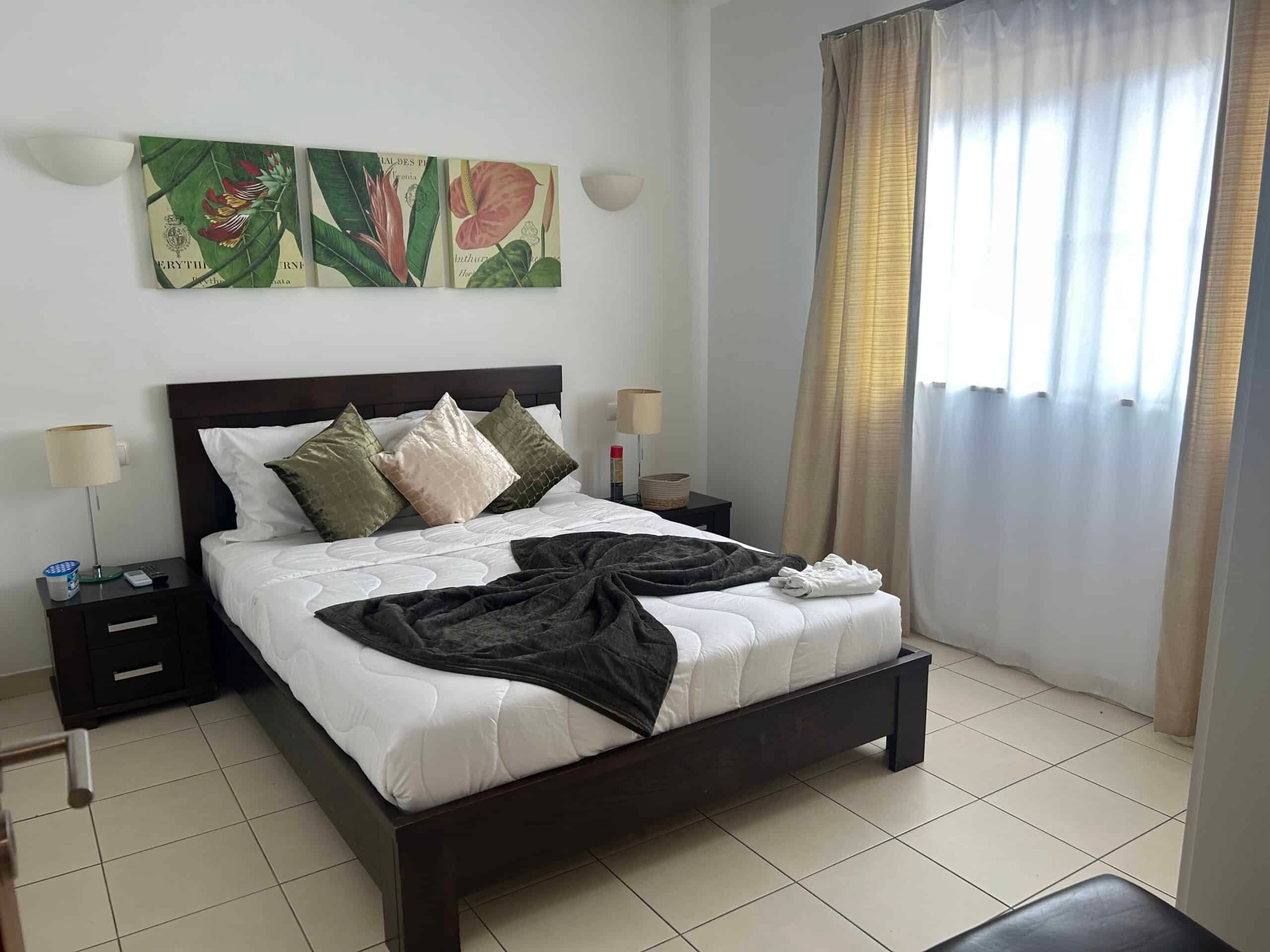 Property for Sale Cape Verde – 2-Bed Apartment at Tortuga Beach Resort, Sal bedroom view