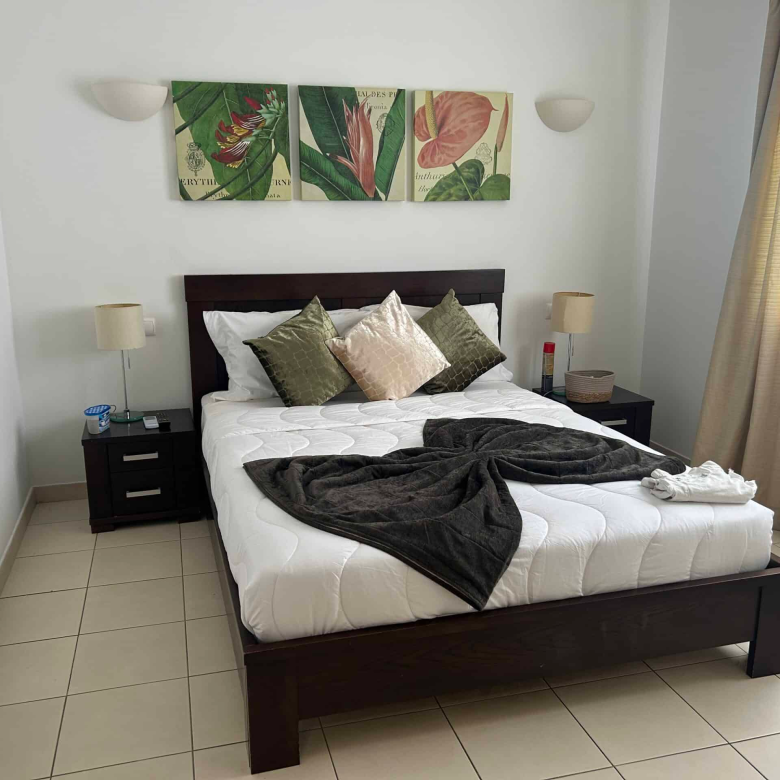 Property for Sale Cape Verde – 2-Bed Apartment at Tortuga Beach Resort, Sal bedroom view