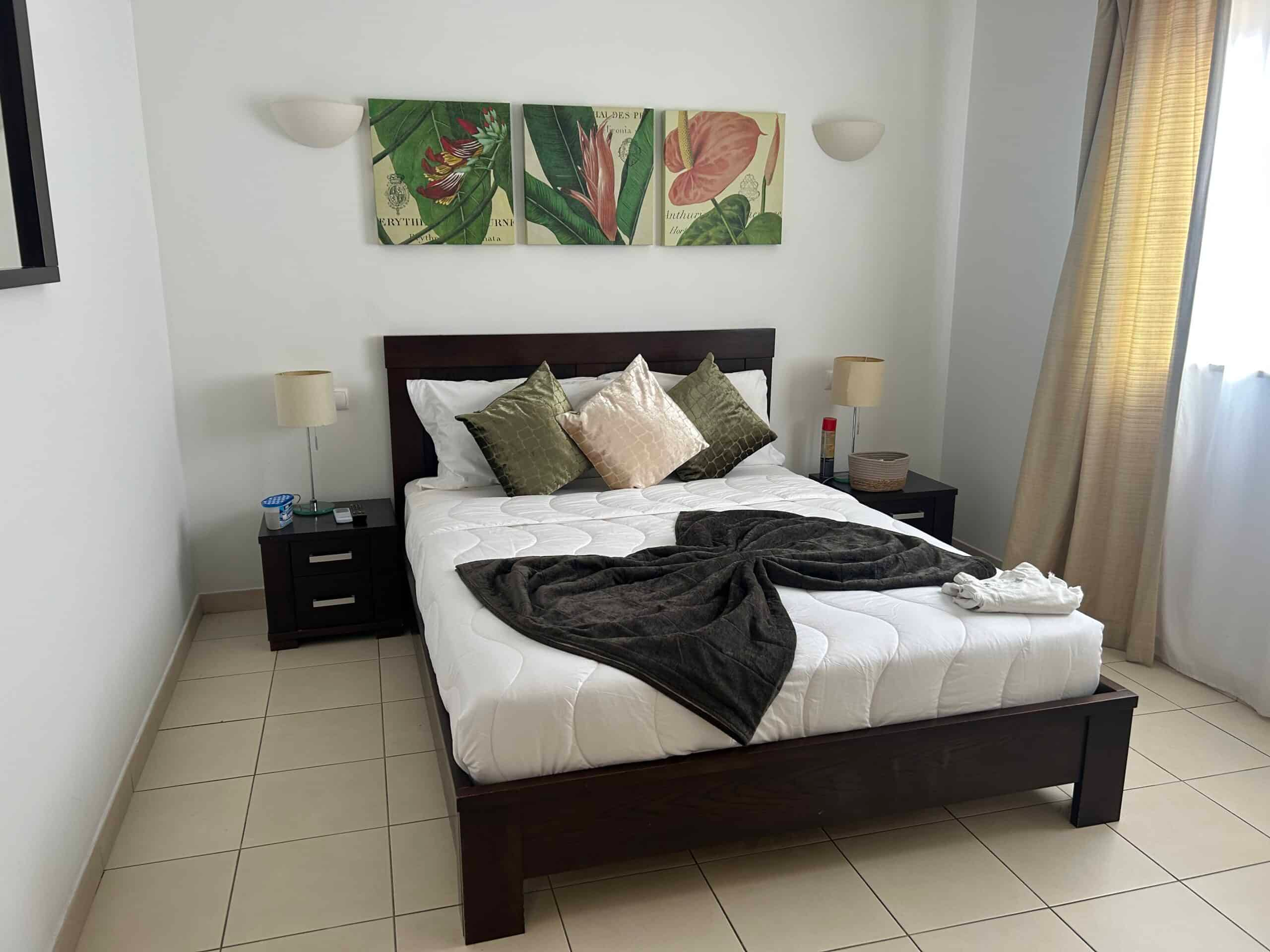 Property for Sale Cape Verde – 2-Bed Apartment at Tortuga Beach Resort, Sal bedroom view