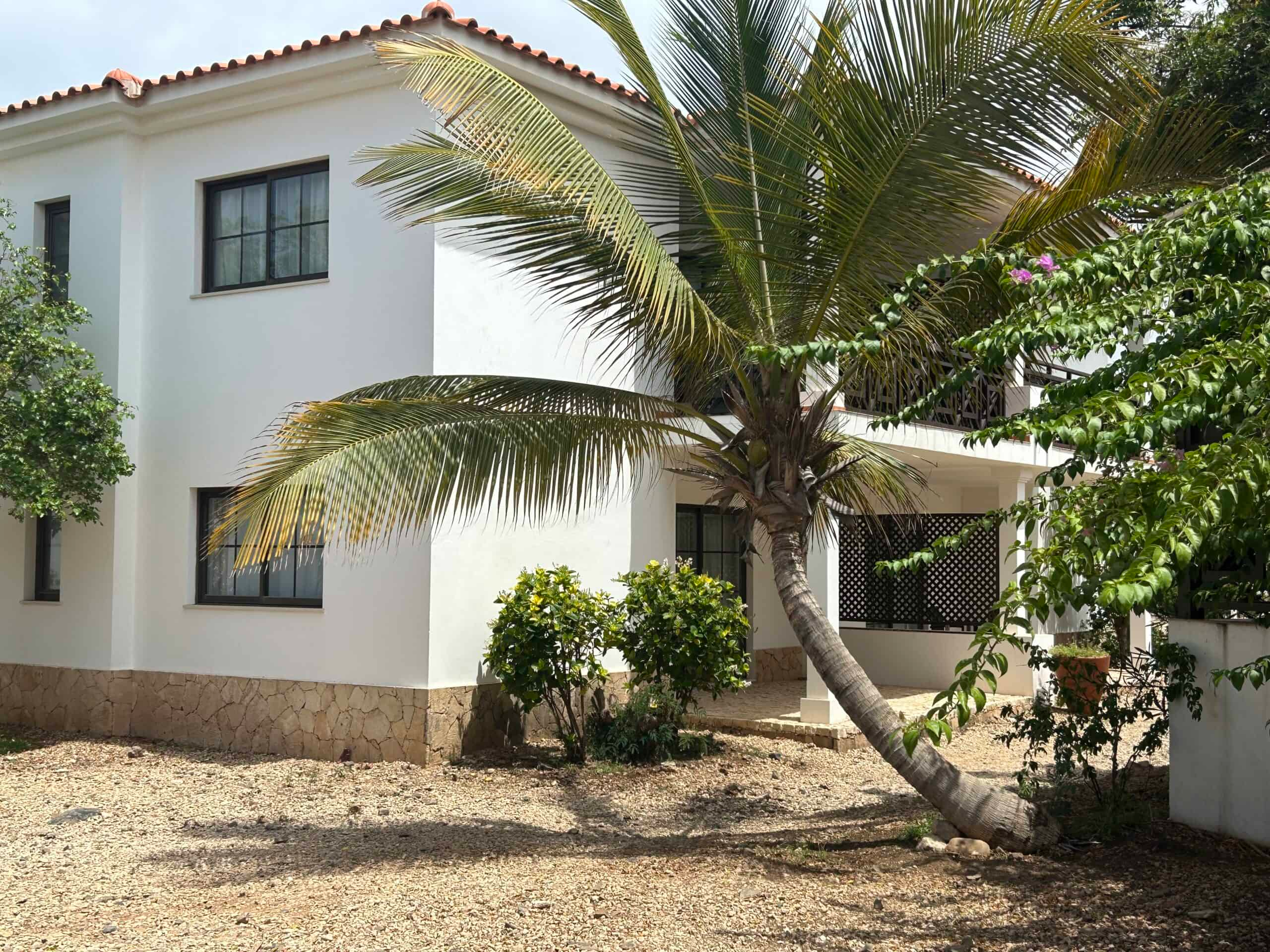 Property for Sale Cape Verde – 2-Bed Apartment at Tortuga Beach Resort, Sal garden view