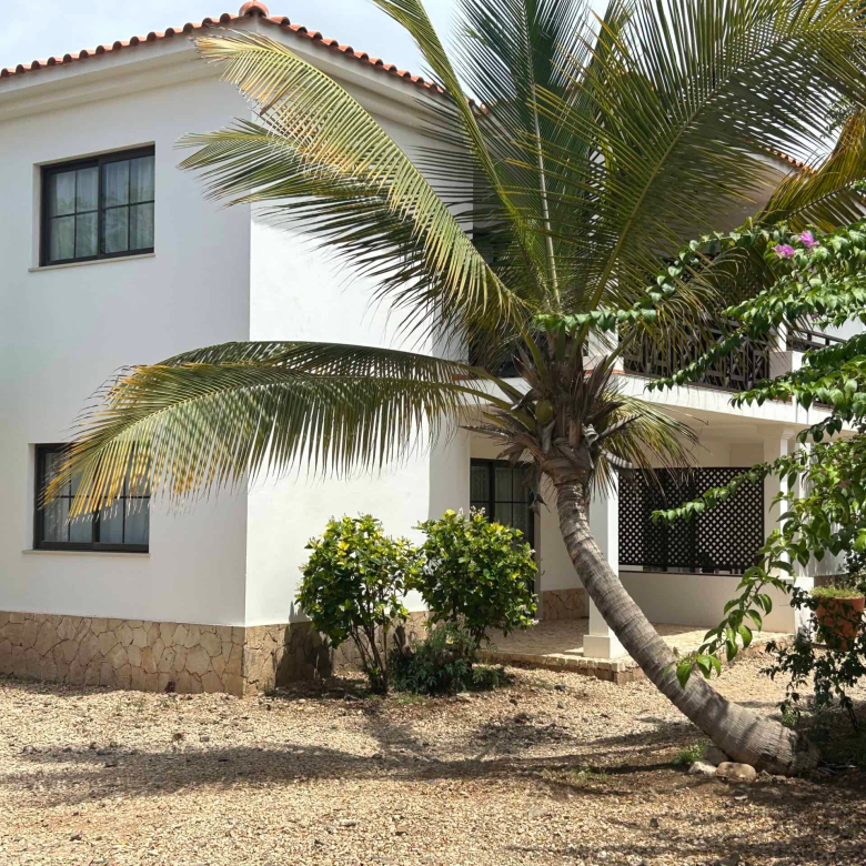 Property for Sale Cape Verde – 2-Bed Apartment at Tortuga Beach Resort, Sal garden view