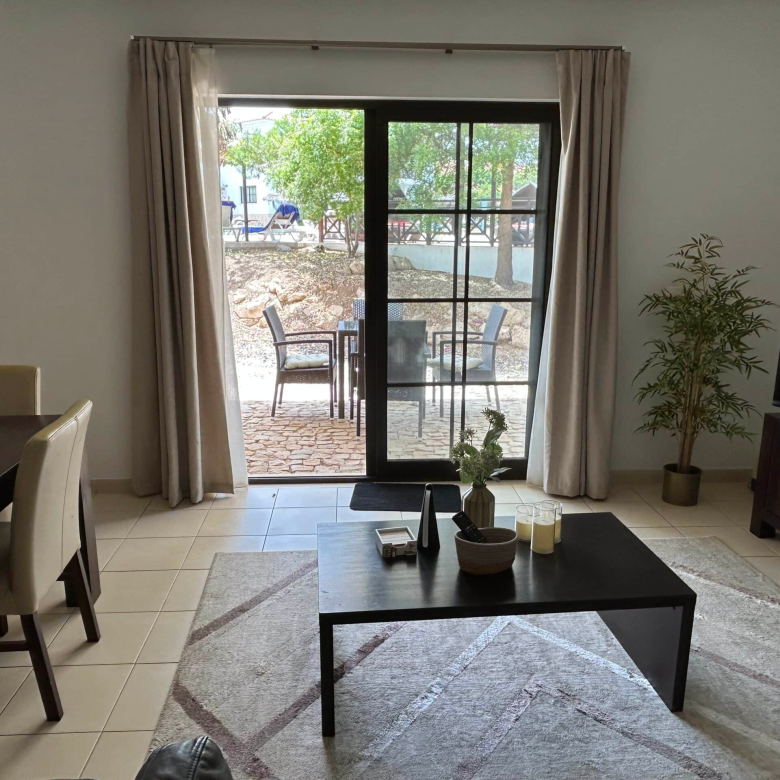 Property for Sale Cape Verde – 2-Bed Apartment at Tortuga Beach Resort, Sal living room view