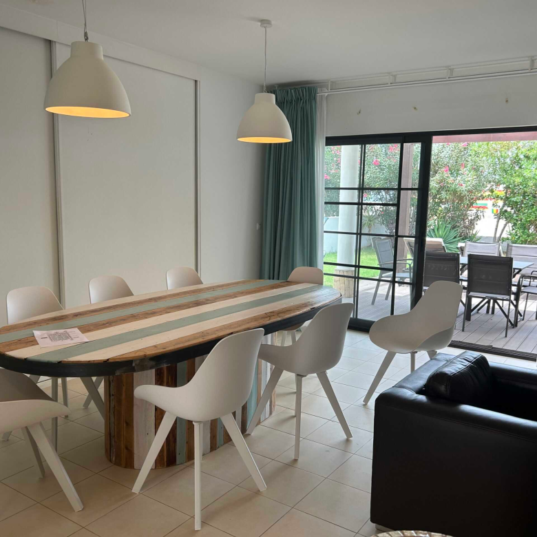 Cape Verde Properties – Spectacular 4-Bed Beachfront Villa at Tortuga Beach Resort, Sal - Living Room View