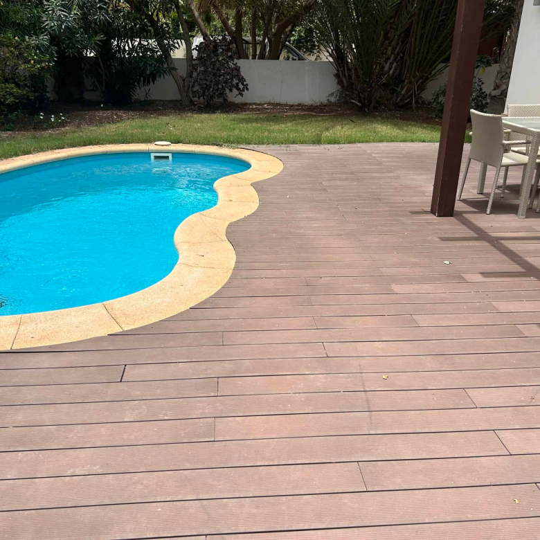 Cape Verde Properties – Spectacular 4-Bed Beachfront Villa at Tortuga Beach Resort, Sal - garden and pool view