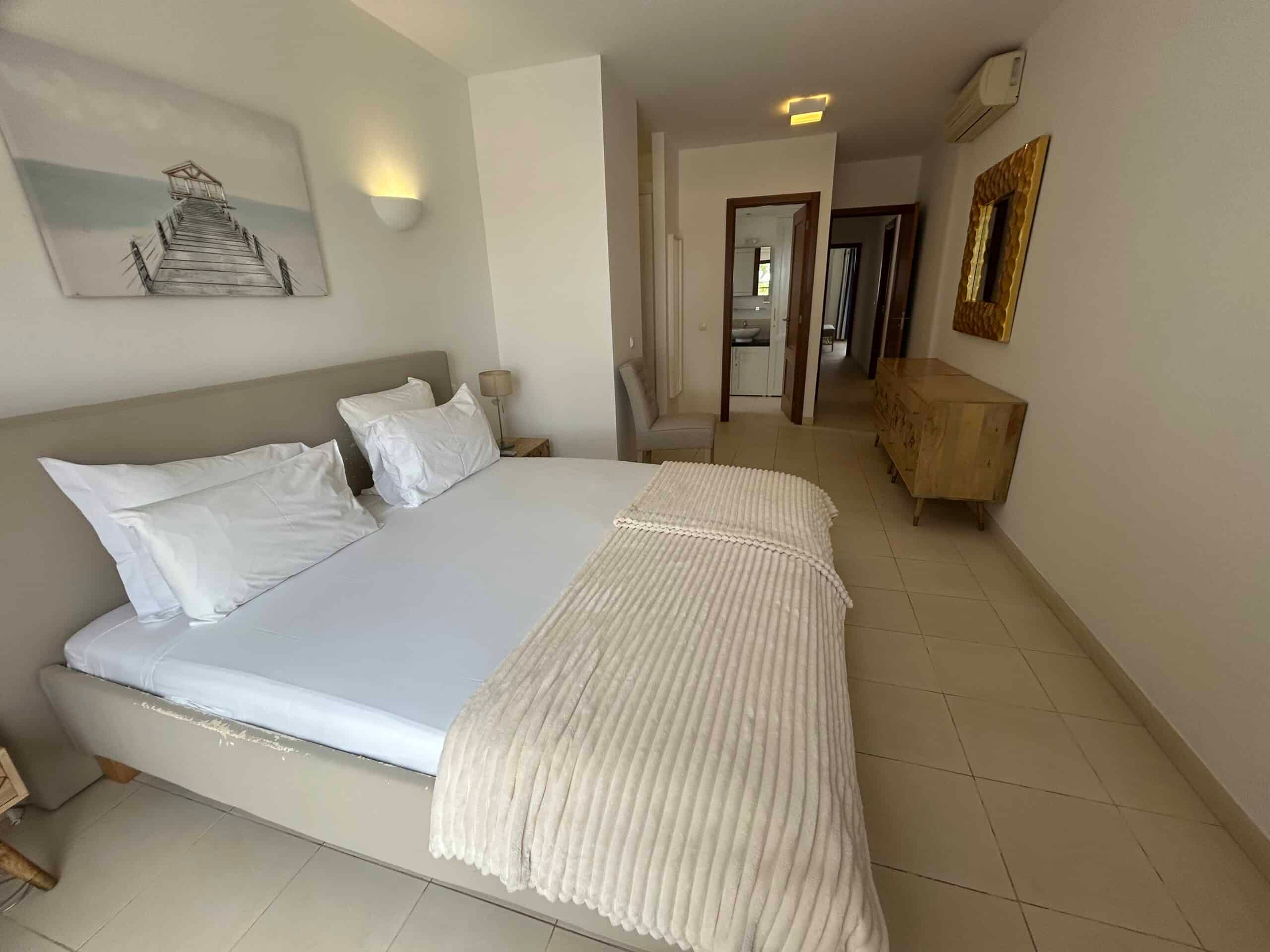 Cape Verde Properties – Spectacular 4-Bed Beachfront Villa at Tortuga Beach Resort, Sal - bedroom view