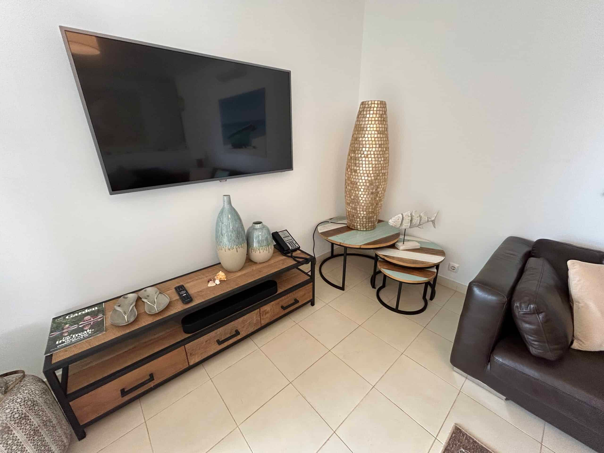 Cape Verde Properties – Spectacular 4-Bed Beachfront Villa at Tortuga Beach Resort, Sal - living room view