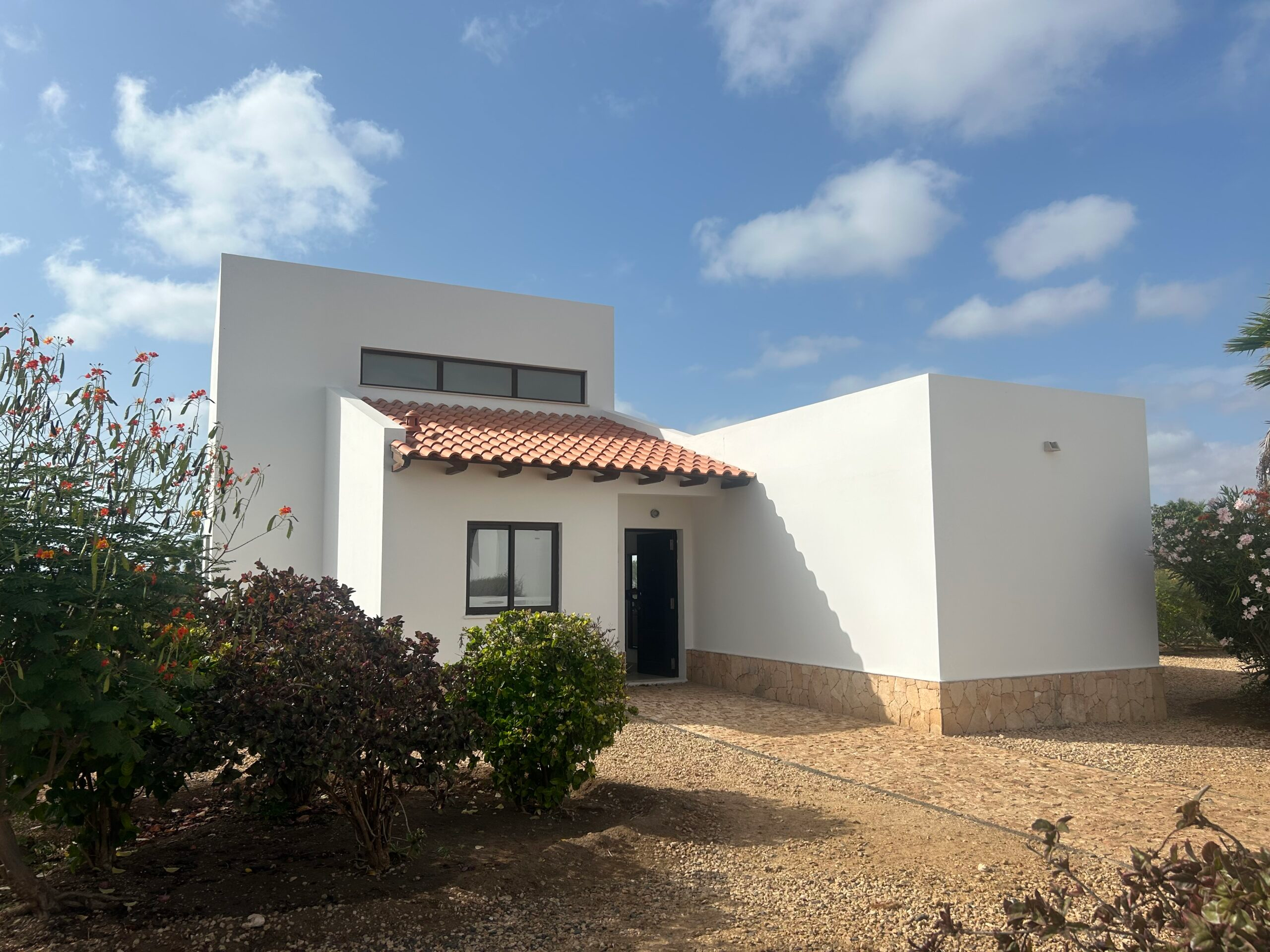 backyard view frontline 5 bed villa, property for sale in Cape Verde