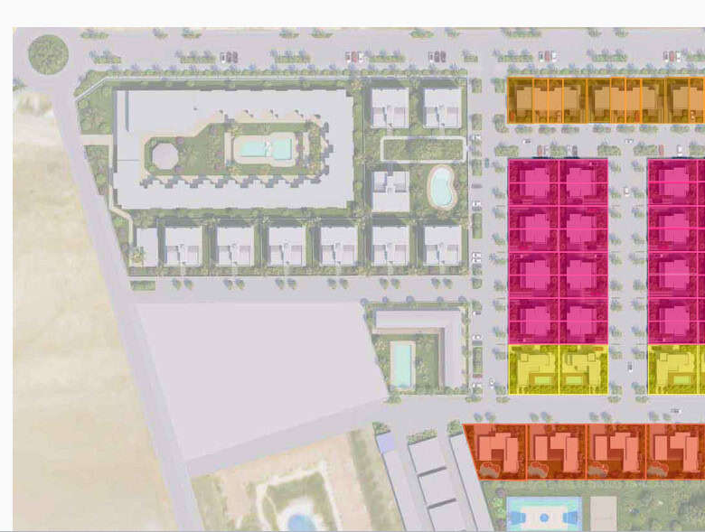 Houses for Sale Cape Verde – 3 Bed Cycas Townhouse at Djadsal Village, Sal - plan view