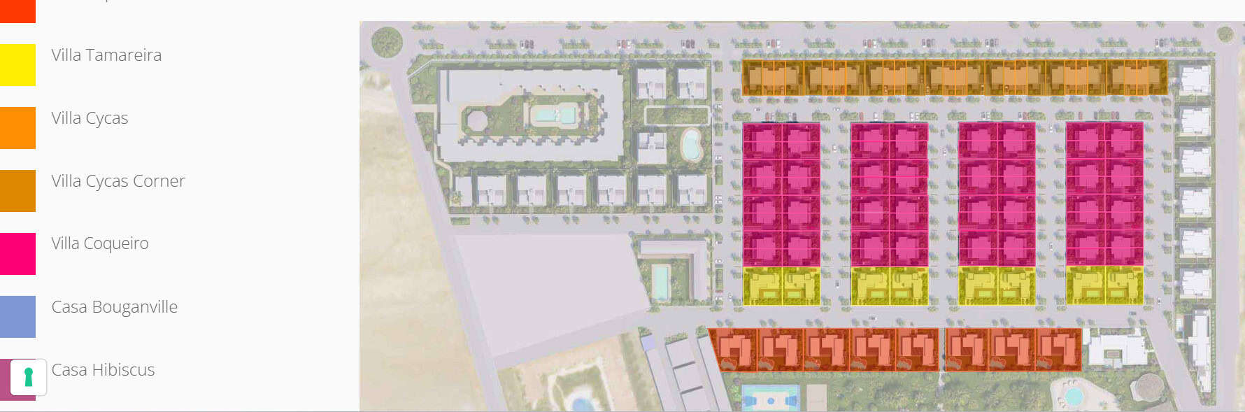 Houses for Sale Cape Verde – 3 Bed Cycas Townhouse at Djadsal Village, Sal - plan view