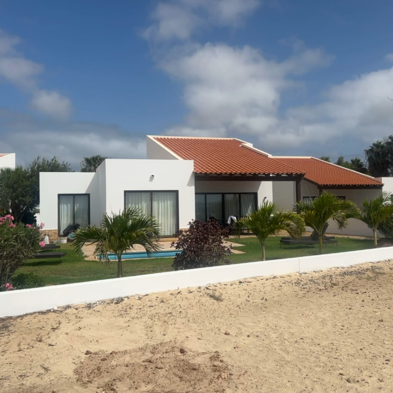 garden and pool view frontline 5 bed villa, property for sale in Cape Verde