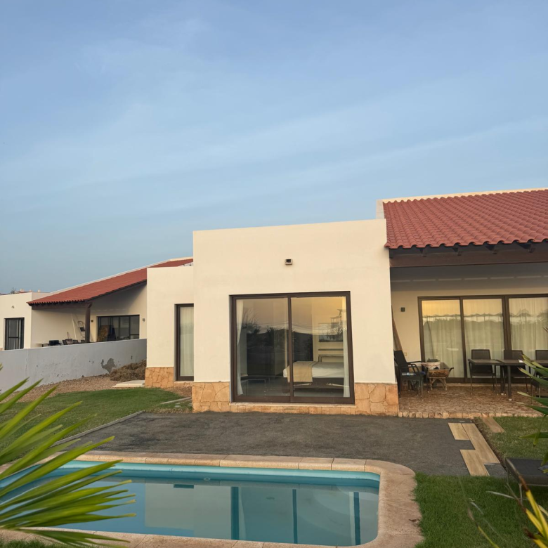 garden and pool view frontline 5 bed villa, property for sale in Cape Verde