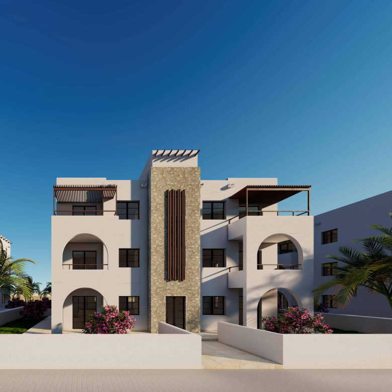 Cape Verde Properties – New 2-Bed Apartments at Alioth Development, Santa Maria - outside view