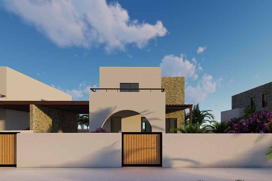 Houses for Sale Cape Verde – 3 Bed Villa Coqueiro at Djadsal Village, Sal - outside view