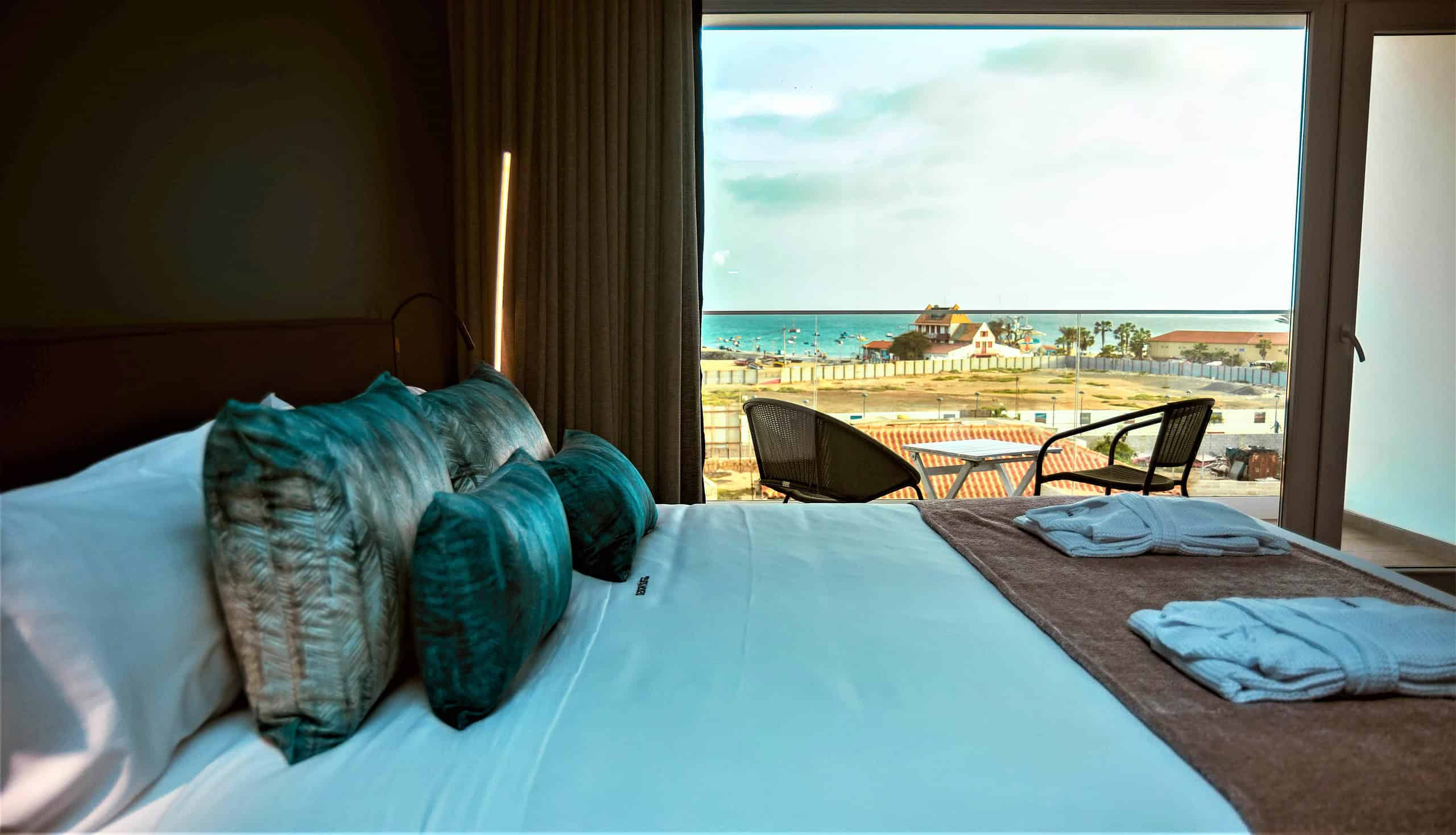 Property for Sale Cape Verde: Stylish Boutique Hotel in the Heart of Santa Maria - bedroom view