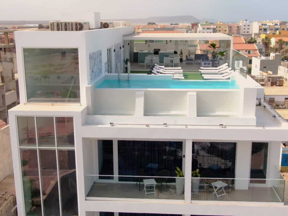 Property for Sale Cape Verde: Stylish Boutique Hotel in the Heart of Santa Maria