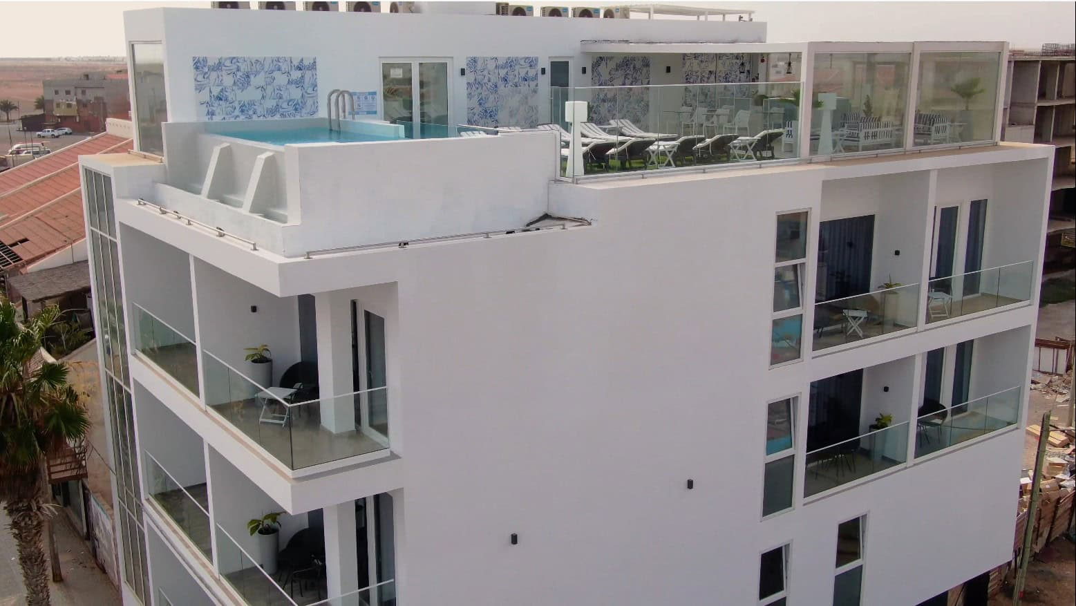 Property for Sale Cape Verde: Stylish Boutique Hotel in the Heart of Santa Maria - outside view