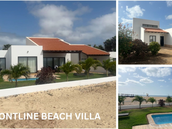 property for sale cape verde Frontline 5-Bed Luxury Villa in Sal Island
