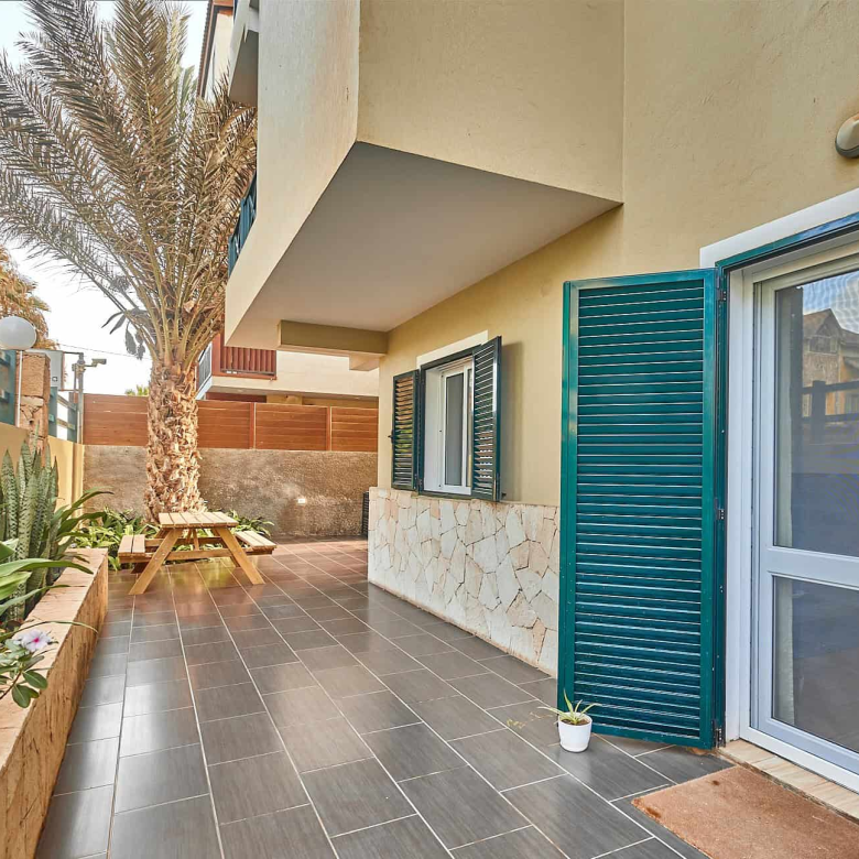 Garden Apartment for Sale Santa Maria – Branco Sea T1 Near Angulo Beach