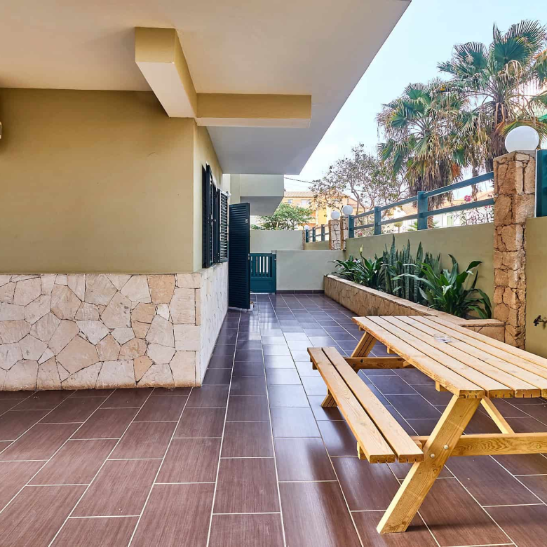 Garden Apartment for Sale Santa Maria – Branco Sea T1 Near Angulo Beach