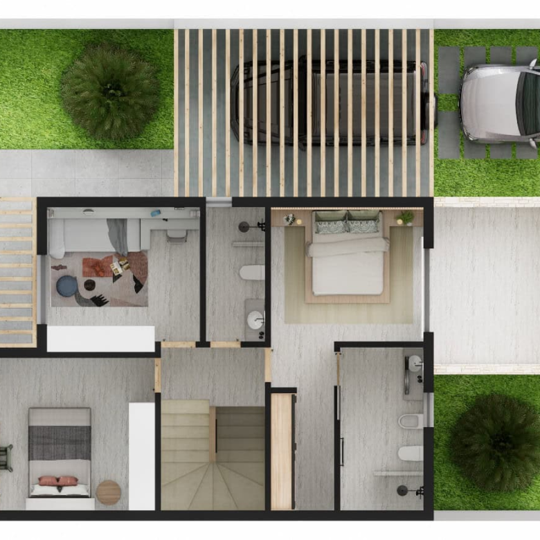 3 Bed Townhouse for Sale in Sal – Villa Cycas Corner, Djadsal Village