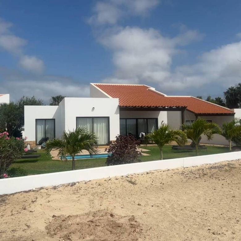 Luxury Beachfront Villa Sal – 5 Bed Frontline Residence at Dunas