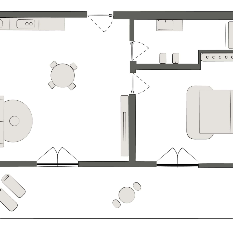 Batuque Apartment Santa Maria – New Build 1 Bed at Branco Plaza