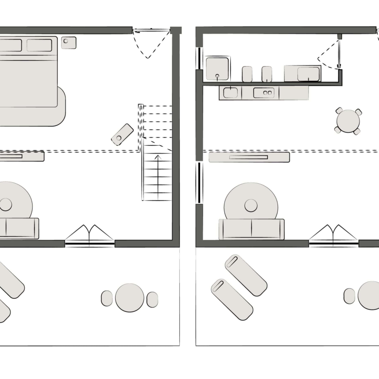 Beachfront Apartment for Sale in Santa Maria – Split-Level Penthouse at Branco Sea