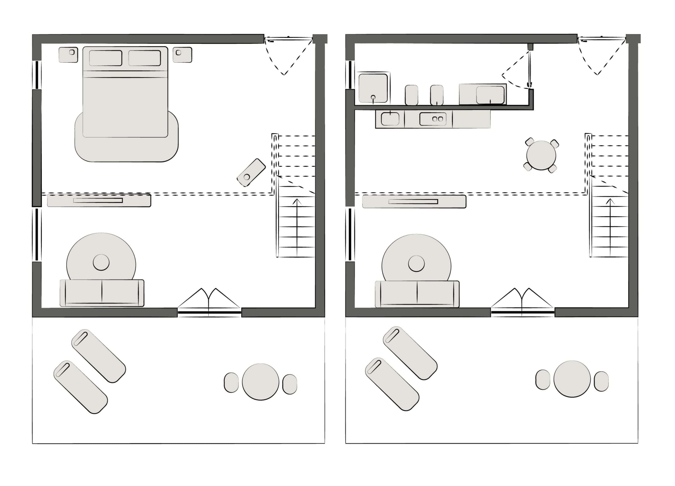Beachfront Apartment for Sale in Santa Maria – Split-Level Penthouse at Branco Sea