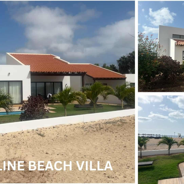 Luxury Beachfront Villa Sal – 5 Bed Frontline Residence at Dunas
