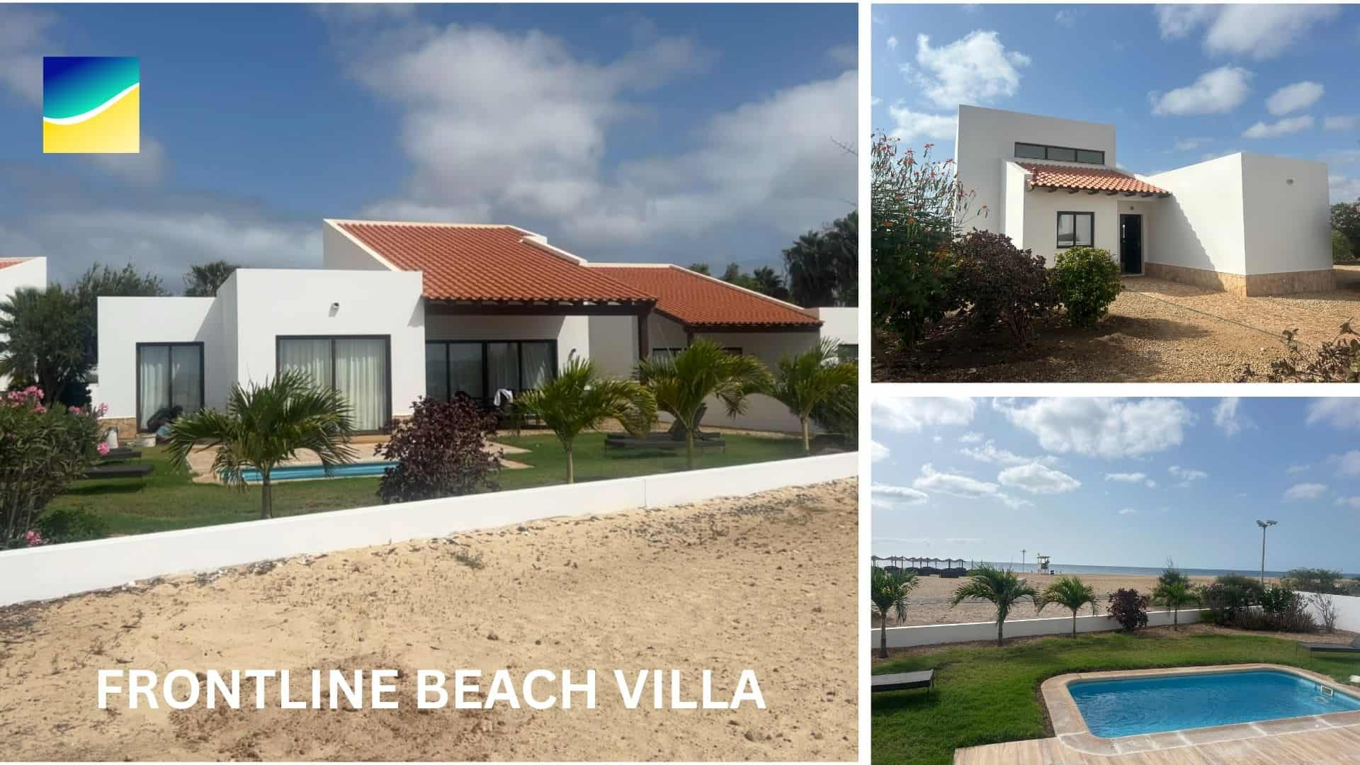 Luxury Beachfront Villa Sal – 5 Bed Frontline Residence at Dunas